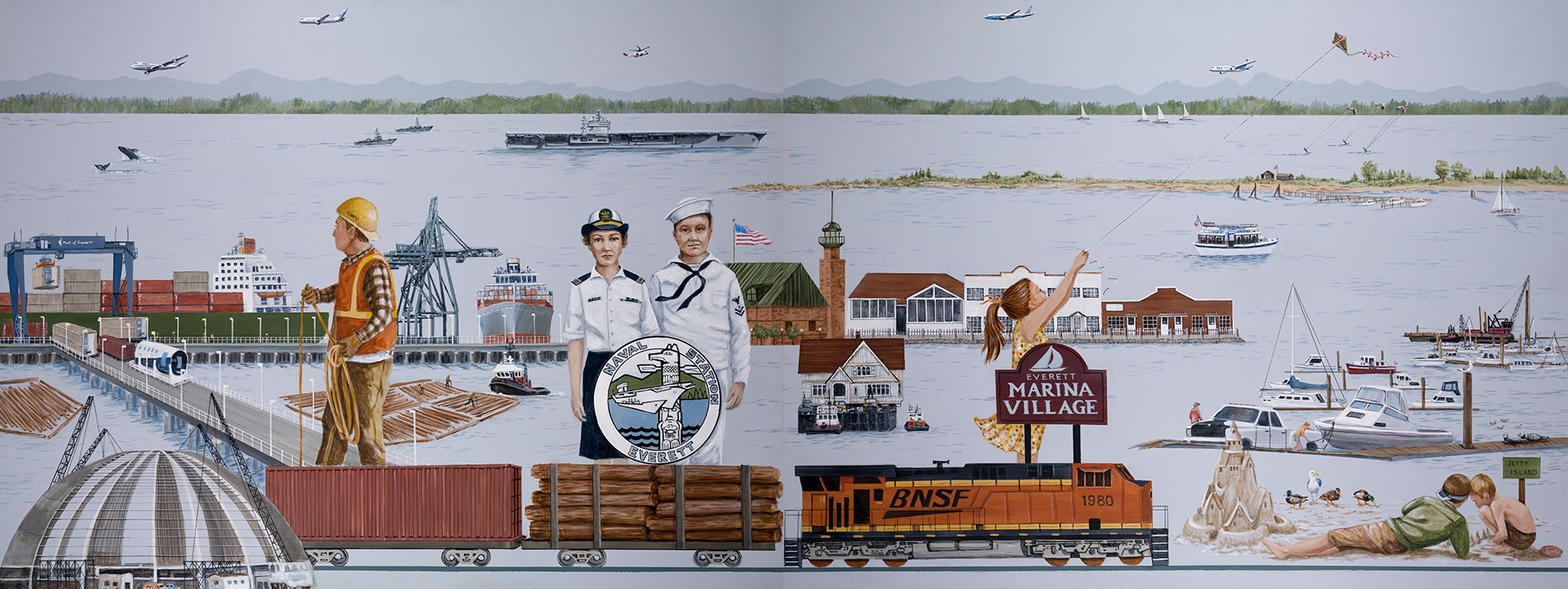 Port of Everett Mural 2